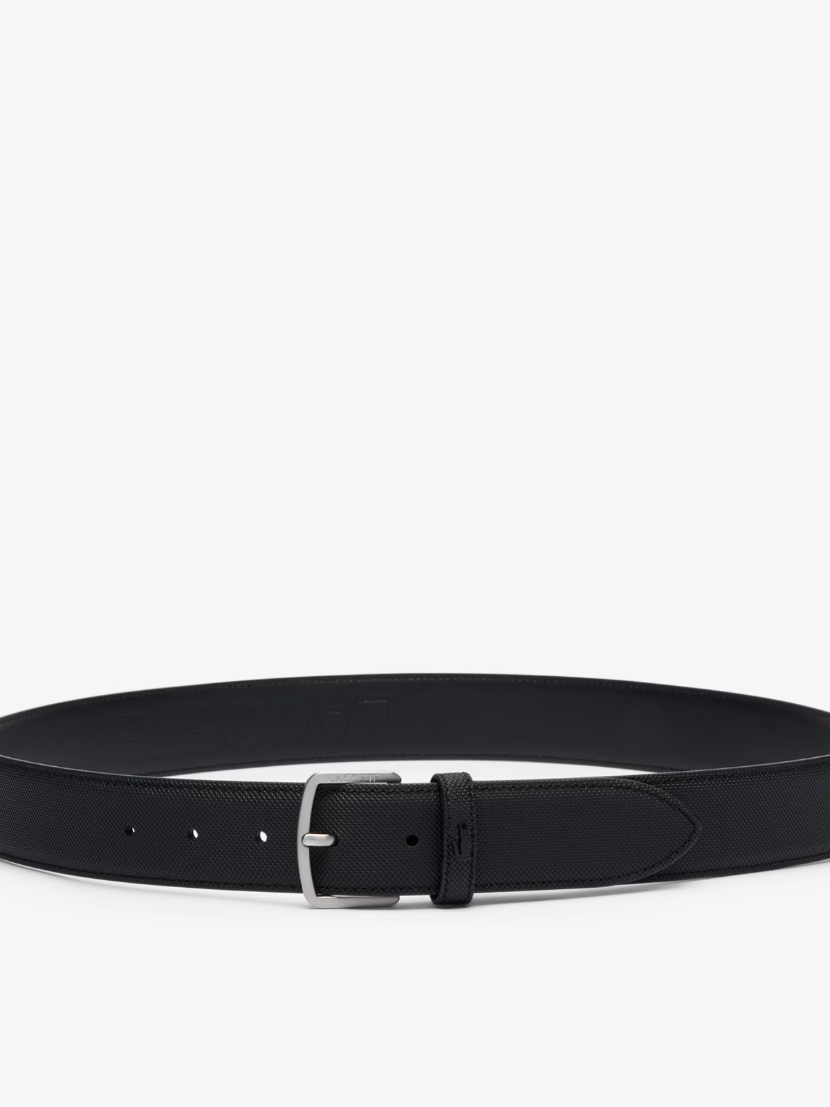 LACOSTE Petit Piqué Belt Black